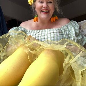 30 Denier Sheer Tights- Lemon